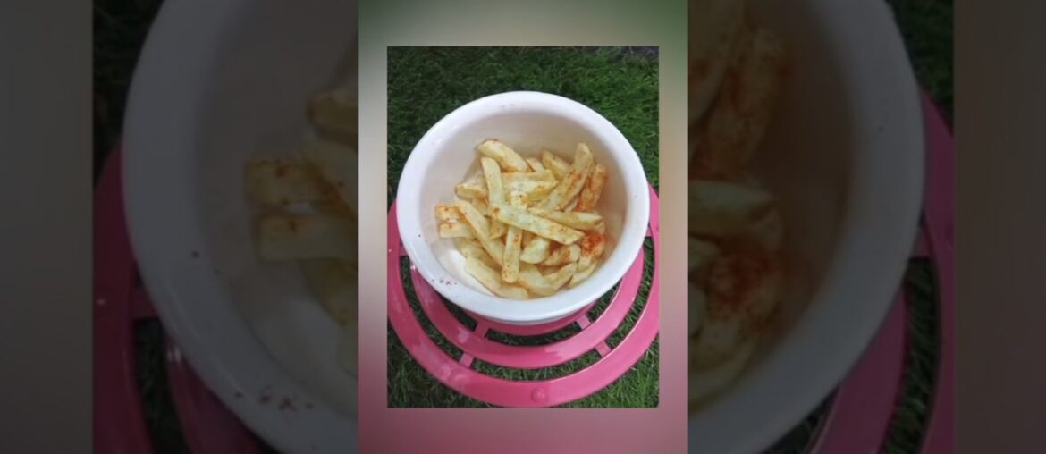 Kiddos favourite french fries #music #food #vegan #cooking #ytshorts