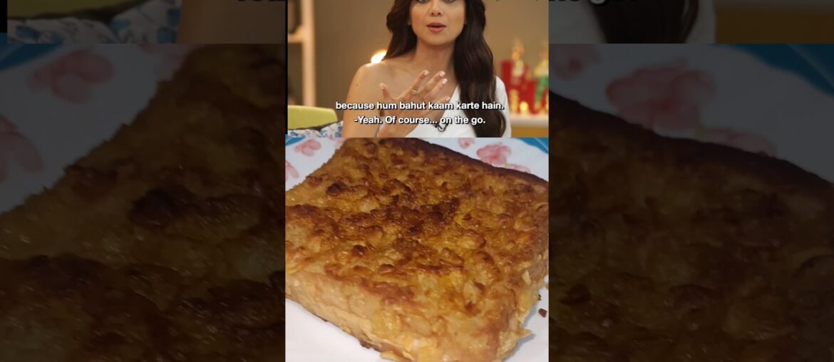 Shilpa Shetty Kundra Favourite French Toast recipe#shorts #viralvideo #frenchtoast #funny