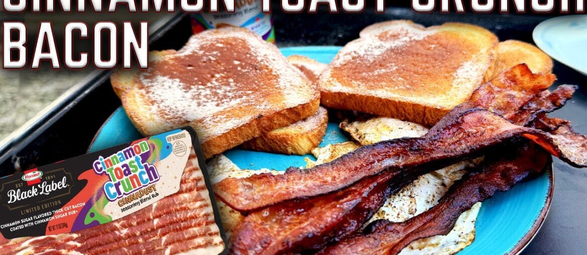 WHO KNEW THIS WAS A THING?! CINNAMON TOAST CRUNCH BACON ON THE GRIDDLE! EASY BREAKFAST RECIPE WHO KNEW THIS WAS A THING?! CINNAMON TOAST CRUNCH BACON ON THE GRIDDLE! EASY BREAKFAST RECIPE
