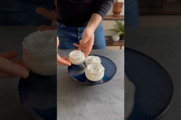 Lactose free Passion fruit, Coconut and Mango Pavlova