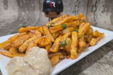 Spicy Garlic Sesame Fries with 5-Spice Mayo: A Flavor Explosion!
