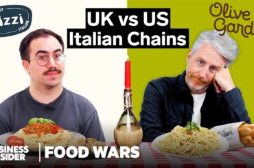 US vs UK Olive Garden vs Zizzi | Italian Chains | Food Wars | Insider Food