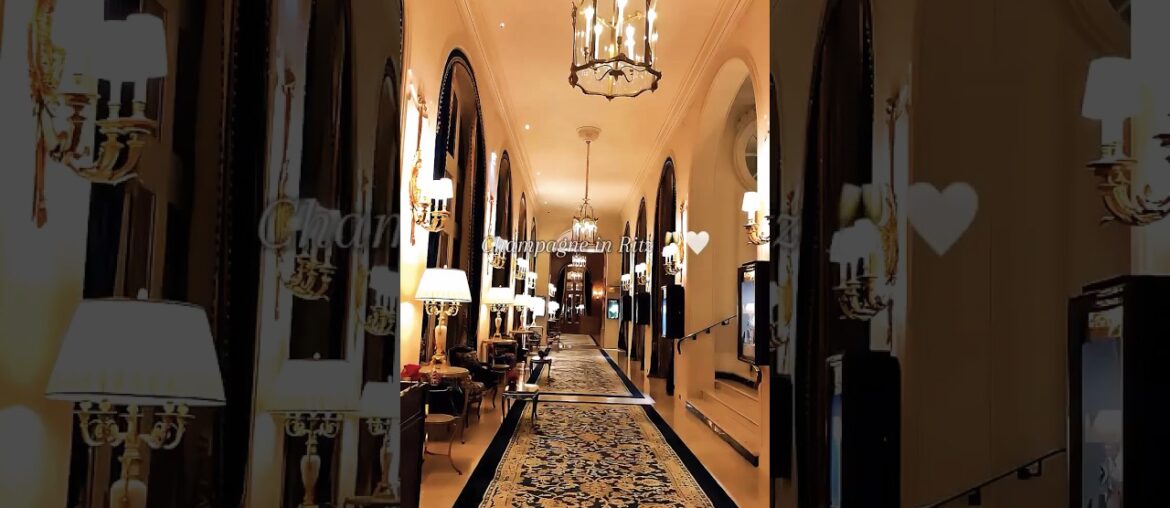 Champagne in the Hotel Ritz Paris Champagne in the Hotel Ritz Paris
