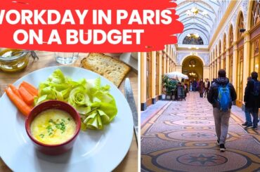 French Diet Work Day in Paris - French Woman What I Eat On a BUDGET (No Cooking)