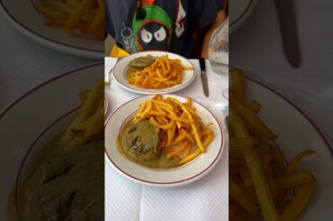 This is the best steak frites in all of Paris #paris #food