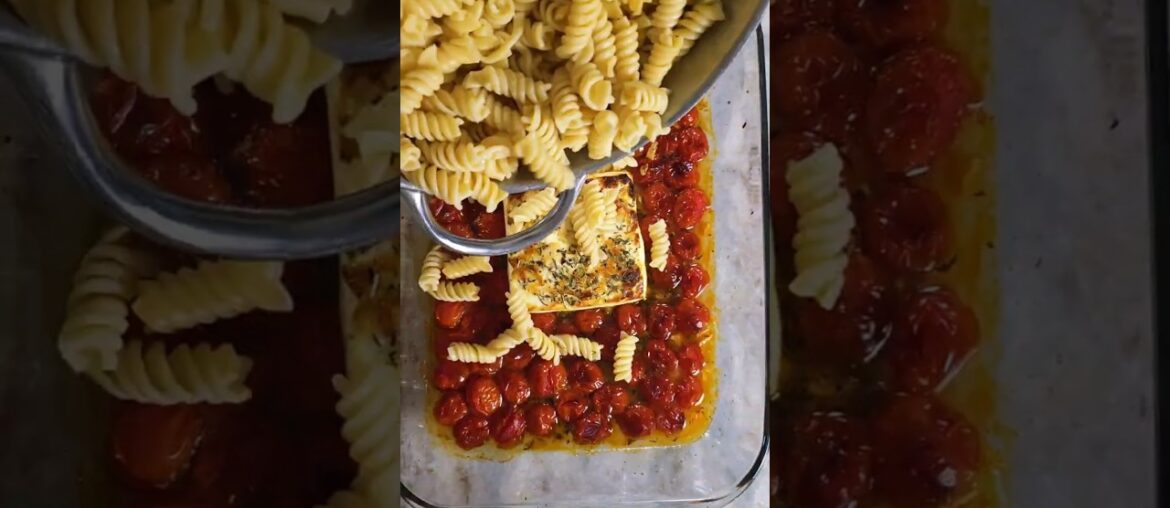 Baked Feta pasta! "Viral Tik Tok"#viralrecipe #cooking #recipe #shorts #tiktok #dinner #food