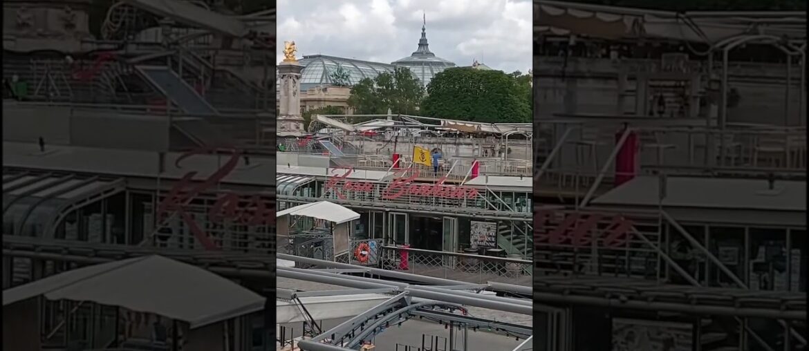 Pont Alexandre III is one of the most beautiful in Paris, with its golden statues.