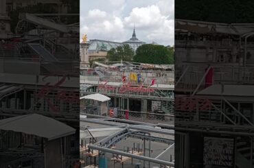 Pont Alexandre III is one of the most beautiful in Paris, with its golden statues.