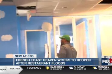 French Toast Heaven works to reopen after restaurant floods