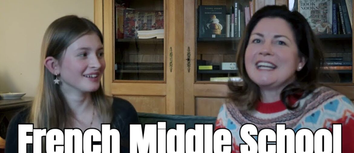 Inside French Middle School from a 13 year old American