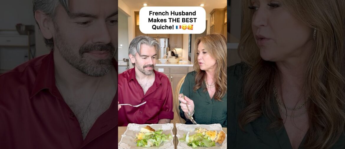 French Husband Cooks Quiche Lorraine with a Twist | Classic French Recipe!