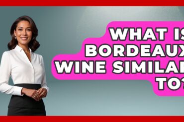 What Is Bordeaux Wine Similar To? - France Fact File