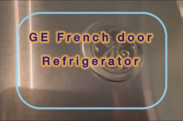 GE FILTER CHANGE - Changing GE French Door Refrigerator Water Filter - Step by Step