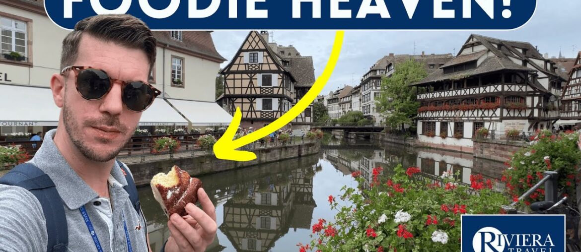 Our ULTIMATE Strasbourg Food Tour and SCENIC Sailing on the Rhine - Riviera Travel DAY 4 VLOG