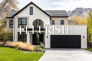 Modern Farmhouse Living Room Makeover with Parisian Flair & english cottage gardens