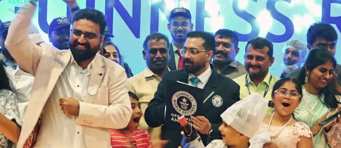 Harley’s Fine Baking India Breaks Guinness World Record with a 2,254 KG Russian Medovik Honey Cake! Harley’s Fine Baking India Breaks Guinness World Record with a 2,254 KG Russian Medovik Honey Cake!