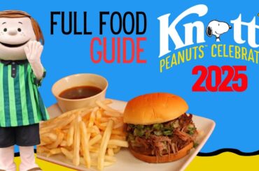Knott's Peanuts Celebration 2025 | Full Food Guide | Dining Plan Options | Shows