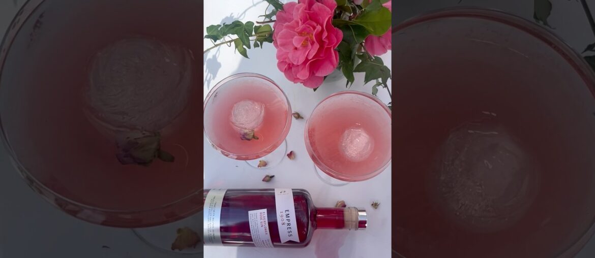 French 75 Cocktail with a Valentines Day twist!