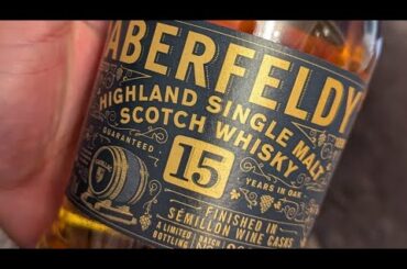 Aberfeldy 15 Year Old Cadillac Wine Cask Finish, 43% - Whisky Wednesday