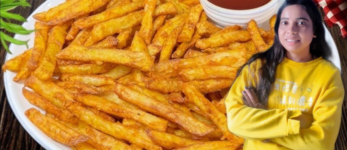 Homemade Crispy Perfect French Fries Recipe | Homemade Crispy Finger Chips | Macdonald French Fries
