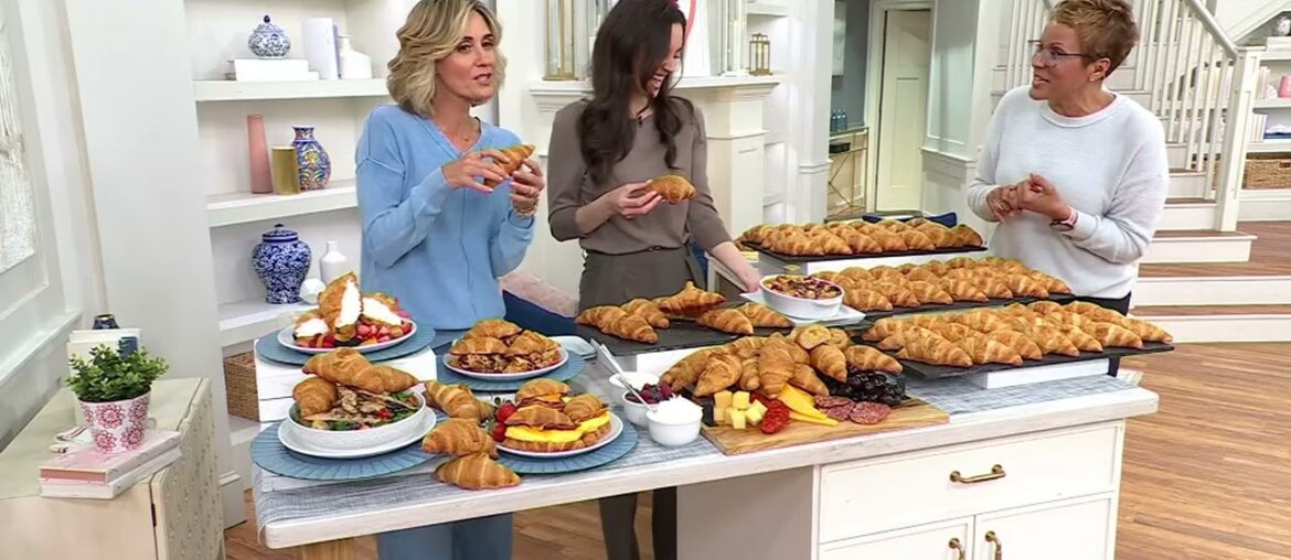 Authentic Gourmet 20, 40, or 60 French Butter Croissants on QVC Authentic Gourmet 20, 40, or 60 French Butter Croissants on QVC