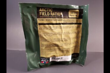 2022 Norwegian Arctic Field Ration Cod in Creamy Curry Potatoes MRE Taste Testing Review