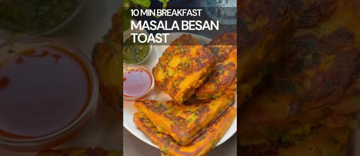 Masala Besan Toast | French Toast Recipe Indian Style | Easy Breakfast Recipes Masala Besan Toast | French Toast Recipe Indian Style | Easy Breakfast Recipes