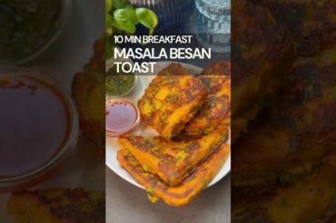 Masala Besan Toast | French Toast Recipe Indian Style | Easy Breakfast Recipes