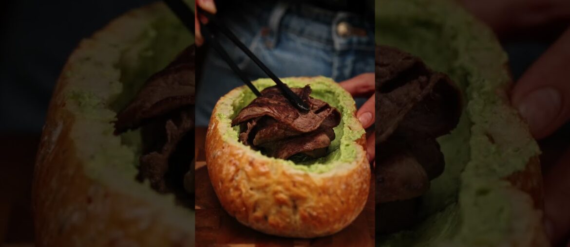 Steak & Cheese Bread Boat