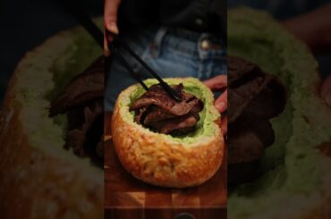 Steak & Cheese Bread Boat