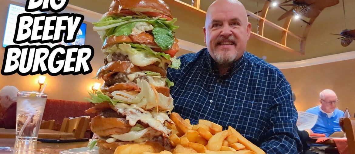 $70 Big Beefy Burger Challenge that defeated over 1,000 people $70 Big Beefy Burger Challenge that defeated over 1,000 people