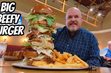 $70 Big Beefy Burger Challenge that defeated over 1,000 people
