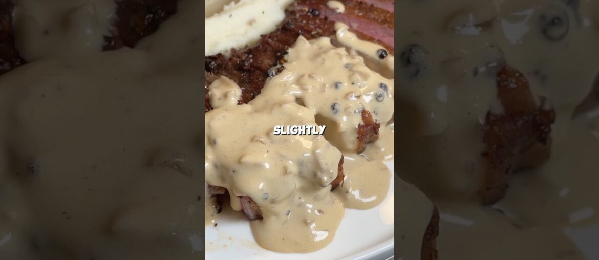 Steak Au Poivre #steak #recipe #cooking #grilling #french #food #steakaupoivre