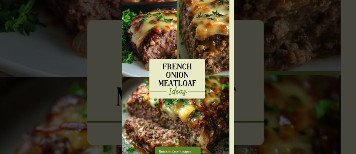 French Onion Meatloaf: A Comfort Food Classic with a Gourmet #getmoreviews #youtubetips #youtubeseo
