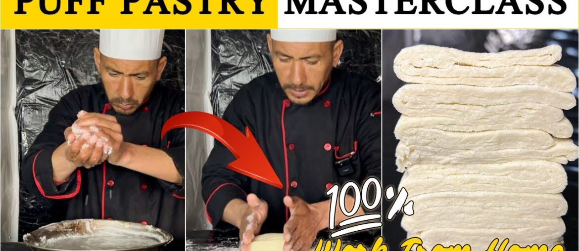 Puff Pastry Recipe | Puff Pastry Masterclass Complete French Folding Techniques By Mrchefu