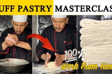 Puff Pastry Recipe | Puff Pastry Masterclass Complete French Folding Techniques By Mrchefu