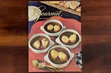 Gourmet February 1965 Dinners for Valentines, Onion Soup | ASMR Magazine Flip Through