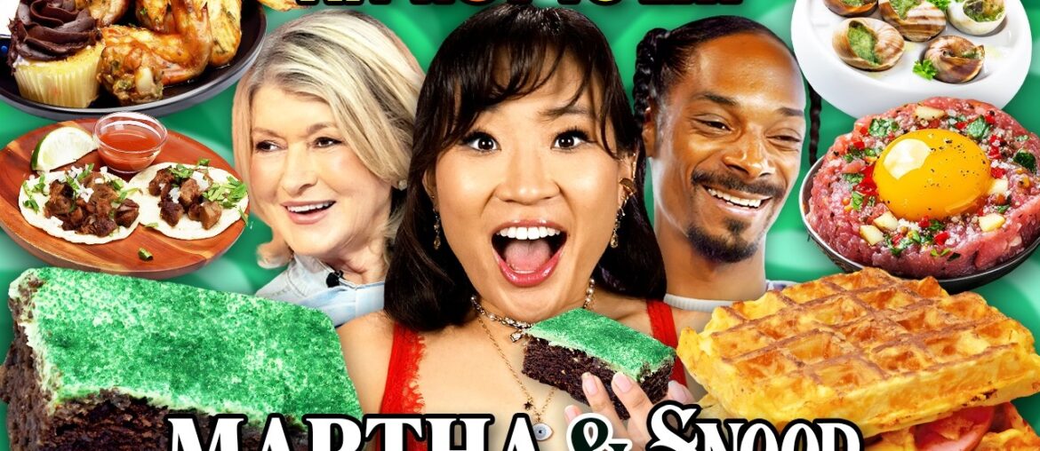 Try Not To Eat – Martha & Snoop’s Most Delicious Recipes! Try Not To Eat - Martha & Snoop's Most Delicious Recipes!