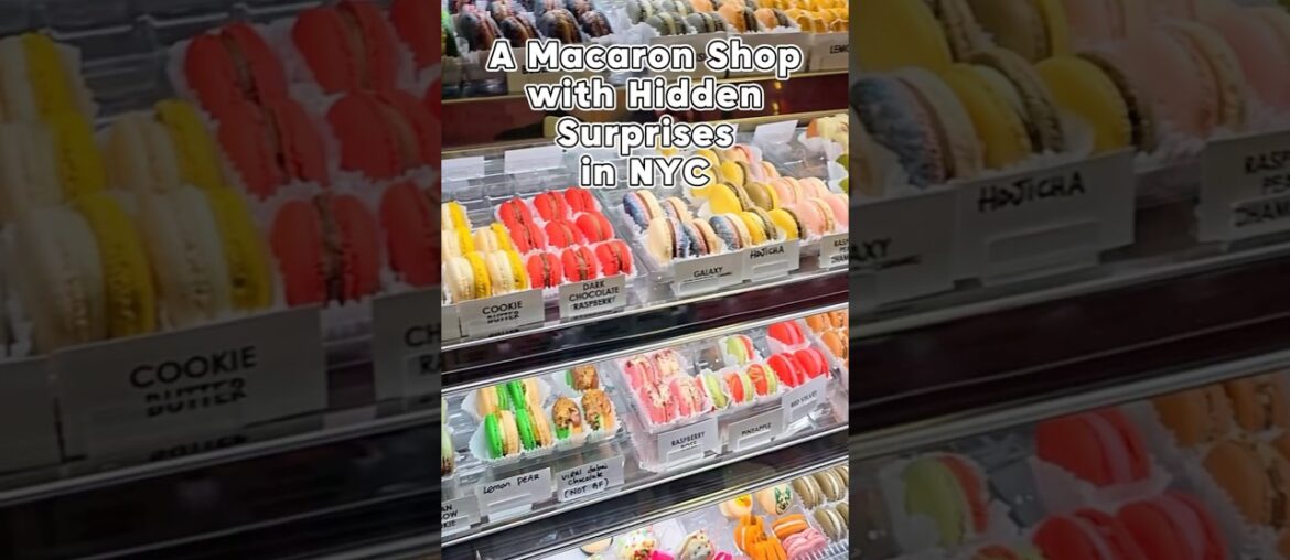 A Macaron Shop with Hidden Surprises in NYC