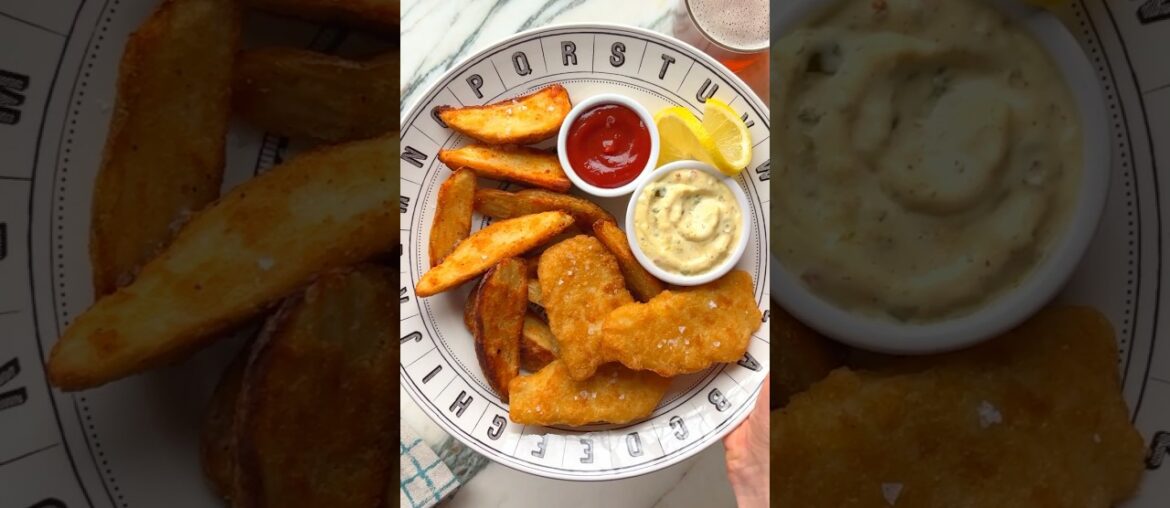 Pub-Style Cod, Steakhouse Fries, and Homemade Tartar Sauce Recipe Pub-Style Cod, Steakhouse Fries, and Homemade Tartar Sauce Recipe