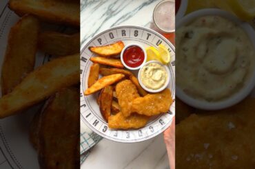 Pub-Style Cod, Steakhouse Fries, and Homemade Tartar Sauce Recipe