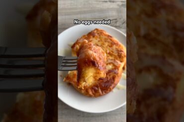3-ingredient french toast! No eggs needed #shorts