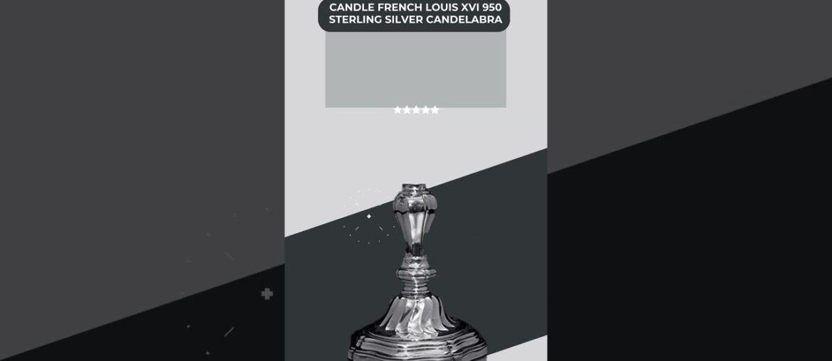 Two 4-Candle Antique French Louis XVI 950 Sterling Silver Candelabra + Storage Wraps, Museum Quality