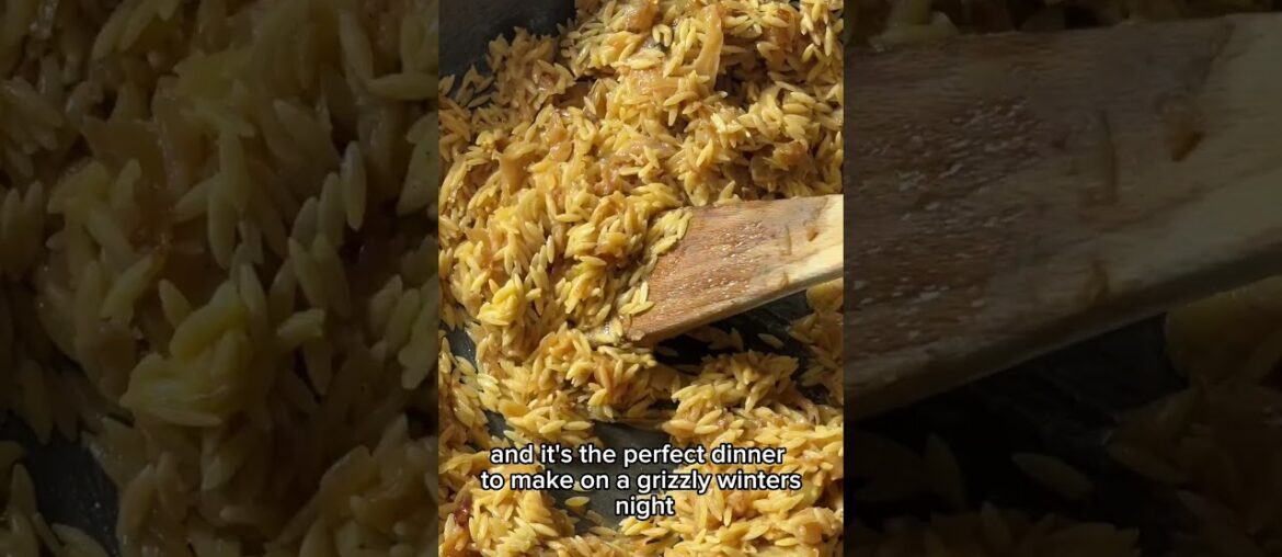 CARAMELISED FENNEL LEMON ORZO #batchcooking #cooking #mealprep #cosy #healthyrecipes #dinnerideas