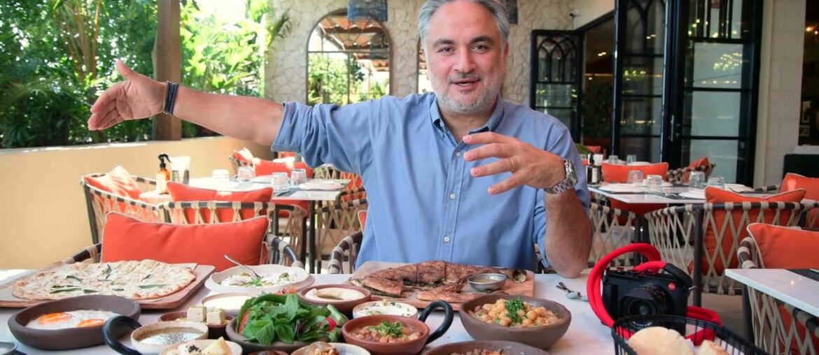 Breakfast at Manaret Beirut, A Beautiful Lebanese Restaurant in Motor City. Ep. 3