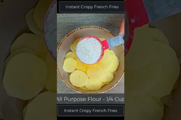 Want CRISPY Fries? Watch This Now #shorts #youtubeshorts #recipe #snacks
