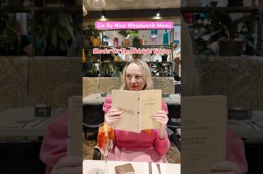 Murder on The Midnight Express Menu at Six By Nico in London #londonrestaurants #london