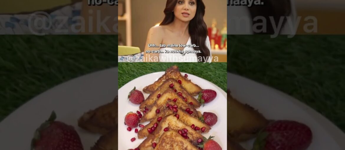 Shilpa shetty’s favourite french toast #shorts #recipe #cooking #frenchtoast
