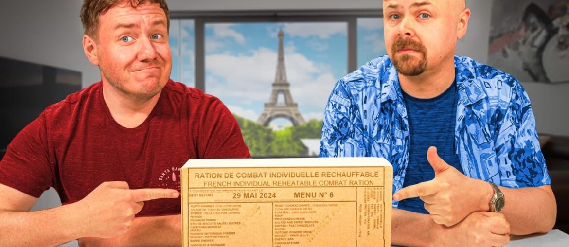 British Guys Taste Test French MRE (Meal Ready to Eat) ft @ashens British Guys Taste Test French MRE (Meal Ready to Eat) ft @ashens