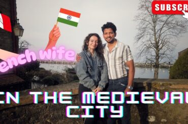 In the medieval city with Cathy|Reactions|Mallu Couple|France Indian Couple|Love India|Yvoire| Army